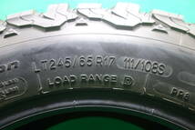 L912-19 送料無料 LT245/65R17 111/108S サマータイヤ 夏 4本セット BFグッドリッチ ALL-Terrain T/A KO2 7分山 2019年製_画像4