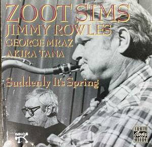 Zoot Sims / Suddenly It's Spring 中古CD　輸入盤