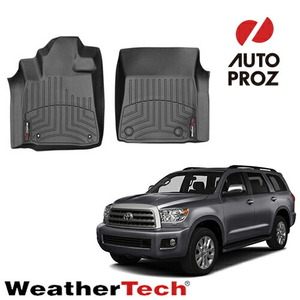 フロアマット トヨタ セコイヤ 2008-2011年式 1列目 フロアライナー ブラック Weathertech 正規品