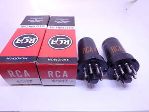 真空管 6SH7 RCA 2本セット 箱入り 3ヶ月保証 #015-007