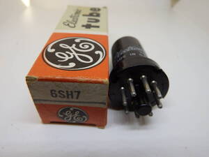 真空管 6SH7 GE General Electric 1本 箱入り 3ヶ月保証 #015-0023