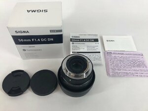 SIGMA シグマ 56mm F1.4 DC DN Contemporary SONY Eマウント ソニー用　箱付き カメラ　レンズ　u286