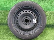 N-BOX JF3 JF4 スチールホイール 1本 タイヤ・キャップ付 14X4.5J PCD100 4穴 +45 155/65R14 42700-TTA-J01 送料【S1】_画像3