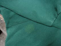 ビンテージ　US製　アディダス　トレフォイルマーク刺繍入りな緑色のパーカー　サイズXL?_画像5
