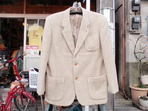  Vintage men's Bigi wool ground. b leather jacket size M
