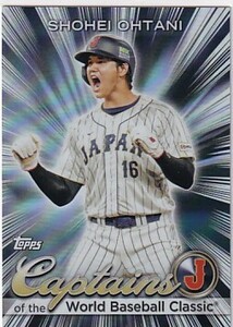 2023 Topps WBC 大谷翔平 Captains of the World Baseball Classic