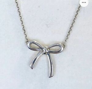 ◎付属品ナシ◎ 3個セット 新品 正規品 ティファニー TIFFANY &Co. ネックレス ボウタイリボンネックレス スターリングシルバー