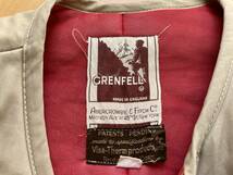 60s Grenfell × アバクロ イギリス製 ベスト ヴィンテージ 山タグ グレンフェル 英国 アバクロ 30s 40s 70s ユーロ 大戦 カバーオール_画像3