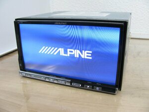 [107587-A]アルパイン HDDナビ VIE-X08本体 4×4地デジチューナー ハンズフリー通話 地図2009年 動作確認済