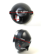 新品 ホンダ純正タイプ 180mm マルチリフレクター ヘッドライト ◆ 汎用 VTZ250 GB250 VT250Z CBX400F CBR400F CB400SS 他_画像3