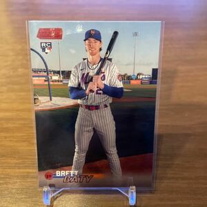 2023 Topps Stadium Club Red Foil - 137 Brett Baty - New York Mets RC MLBトレカ baseball