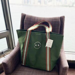 日本未発売 アニヤハインドマーチ エコバッグ グリーン ANYA HINDMARCH トートバッグ 