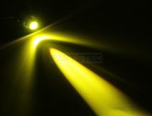 LED フォグランプ バルブ 2個 ホワイト イエロー 2色切替 6500K 6000lm H8 H11 H16 レーザービーム 発光 アクア NHP10 / 147-122x2_画像10
