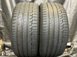 バリ溝 コンチネンタル 275/50R20 PremiumContact6 AO 2本セット 中古タイヤ 2022年製 275/50-20