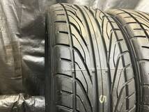 イボ付き ダンロップ 225/55R16 DIREZZA DZ101 2本セット 中古タイヤ 程度良好 未使用？ 225/55-16_画像2