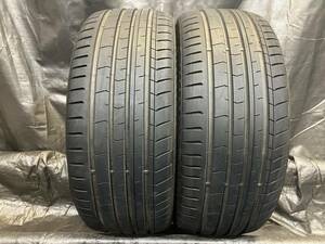 極上品 KUSTONE 225/40R19 Passion P9 2本セット 2023年製 中古タイヤ バリ溝 225/40-19