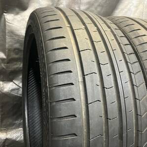 極上品 KUSTONE 225/40R19 Passion P9 2本セット 2023年製 中古タイヤ バリ溝 225/40-19の画像2