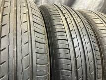 バリ溝 ヨコハマ 195/65R15 BluEarth-Es 2本セット 中古タイヤ 2022年製 195/65-15 セレナ ノア ヴォクシー プリウス など_画像4