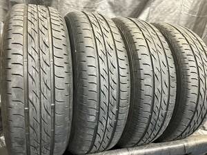 バリ溝 ブリヂストン 165/65R13 ネクストリー 4本セット 中古タイヤ 2017年製 165/65-13