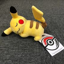 即決 新品 タグ付き ポケットモンスター ポケモン おねむりピカチュウ ぬいぐるみ_画像1