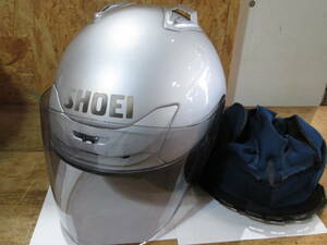 ★0201★現状品 ショウエイ SHOEI J-Force2 サイズM 57-58cm ヘルメット ジェットヘルメット インナーパッド劣化　03年6月★