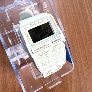 CASIO カシオ DATABANK データバンク DBC-63PS-7AT 限定 希少 ピンストライプ 白 美品 電池交換済 付属品ほぼ完備