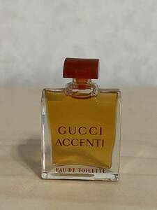 GUCCI ACCENTI グッチ アチェンティー 5ml オードトワレ ボトルタイプ　ミニ香水　定形外140円　アチェンティ ほぼ満タン　ゆうパケット