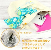 ドラえもん バンダナ付き ランチトートバッグ 2way☆★保冷 保温 帆布トートバッグ★中敷きのアルミを外して普段使いのトートバッグにも②_画像3