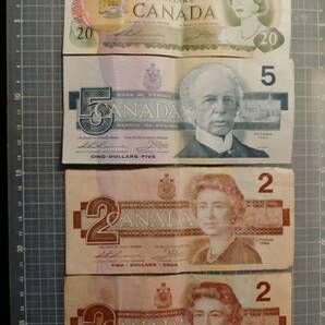 カナダ 旧20ドル紙幣（エリザベス女王）1979年 風景シリーズ の画像3