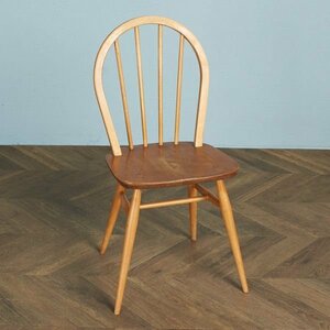 [63267]ercol スポーク 4本 フープバックチェア アーコール 椅子 ダイニングチェア 曲木椅子 エルム材 天然木 イギリス 英国 シンプル