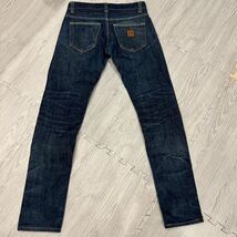 【即決】レア APC×carhartt W27 アーペーセー×カーハート lowrise ローライズ デニム DENIM デニムパンツ 2013 fw デニム スキニー_画像3