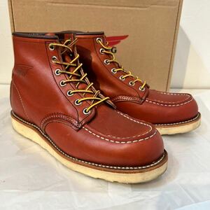 【即決】美品 REDWING レッドウィング アイリッシュセッター RED WING US 7.5 25.5cm 羽根刻印 8131 オロラセット モックトゥ 