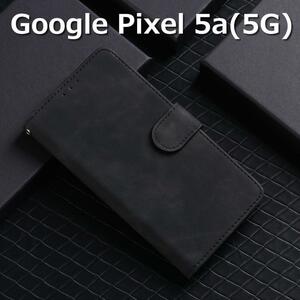Google Pixel5a5G ケース 手帳 ブラック