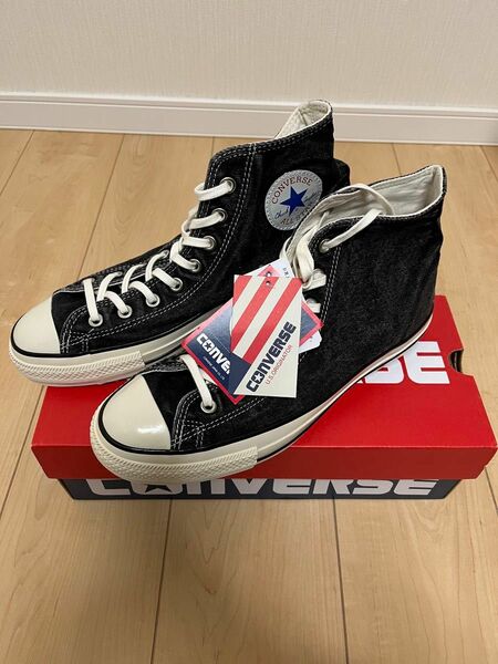 28.0 CONVERSE ALL STAR US AGEDDENIM 黒