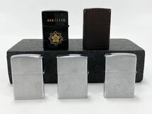 【ZIPPO 5個まとめ売り】オイルライター ジッポ 喫煙具 坂本龍馬 Marlboro 着火未確認_画像5