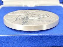 造幣局製 慶長遣欧使節派遣400周年 純銀製 肖像メダル 伊達政宗 ケース付 164g_画像6