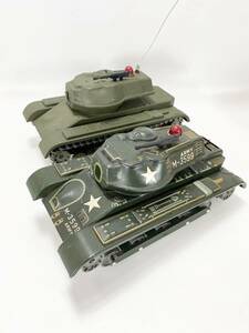 【増田屋 マスダヤ】ARMY M-3599 戦車 タミヤ 当時物 砲身無し ジャンク2台