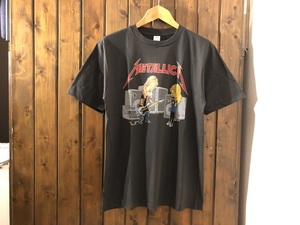 新品●メタリカ　ビーバス・アンド・バットヘッド　ビンテージスタイル　Tシャツ[L]●ロックバンド/コミック/テレビアニメ/MTV