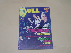 DOLL 2000.07(美品,ちぇるしぃ,PAY CHANNEL,POPAROCKS,SYMPATHY RECORDS,THE DICKIES,BAD RELIGION,THEE HEADCOTS/THEE HEADCOAT SECT)