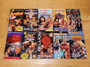 ●WWF ワールドプロレス VHS ビデオテープ まとめて 10巻セット World Wrestling Federation●