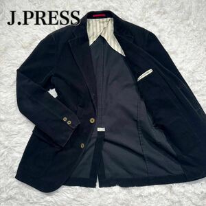 J.PRESS ジェイプレス　コーデュロイ　テーラードジャケット　カシミヤ混　段返りボタン