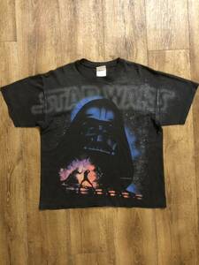 90's XL！HanesボディTシャツ 公式STAR WARSスターウォーズ