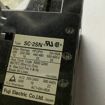 富士電機 電磁接触器 SC-2SN ［50］中古品現状渡し品です。_画像7