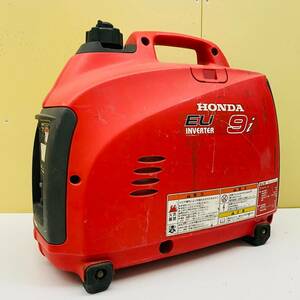 【IK-26551】HONDA EU9i 発電機 ホンダ 正弦波インバーター発電機 並列機能運転機能 900VA 通電確認のみ 現状品