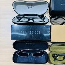 【IYN-4397a】1円～ サングラス メガネ 4点おまとめ （Gucci グッチ / Ray-Ban レイバン / MARC JACOBS マークジェイコブス）中古 保管品_画像2