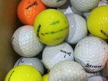 【７－４３】 SRIXON スリクソン Z-STAR ロストボール カラーボール混合 ゴルフボール 約73個 現状品含む 中古品_画像4
