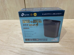 【７－５７】Ptp-Link Wi-Fi6 デゥアルバンド ギガビット ルーター 2402＋574 Mdps 未開封品 長期保管品