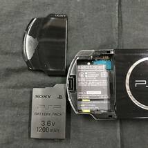 gw799 送料無料！画面ヤケ有り動作品 SONY PSP PSP-3000 PB ピアノブラック 本体 箱 取説 充電器_画像6