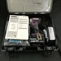 sw811 送料無料！ makita マキタ 充電式インパクトドライバ TD173DGXAP オーセンティックパープル　18V 6.0Ah _画像2