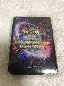 遊戯王 ワールドチャンピオンシップ 2014 予選 スリーブ 紫 未開封 未使用品 Yu-Gi-Oh! World Championship 2014 Qualifier Purple